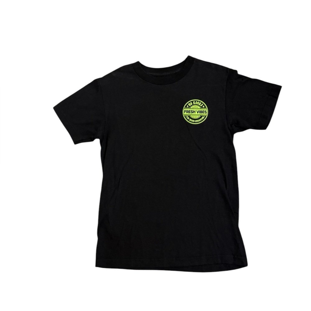 Men’s Fresh Vibes Black T-Shirt, Size S